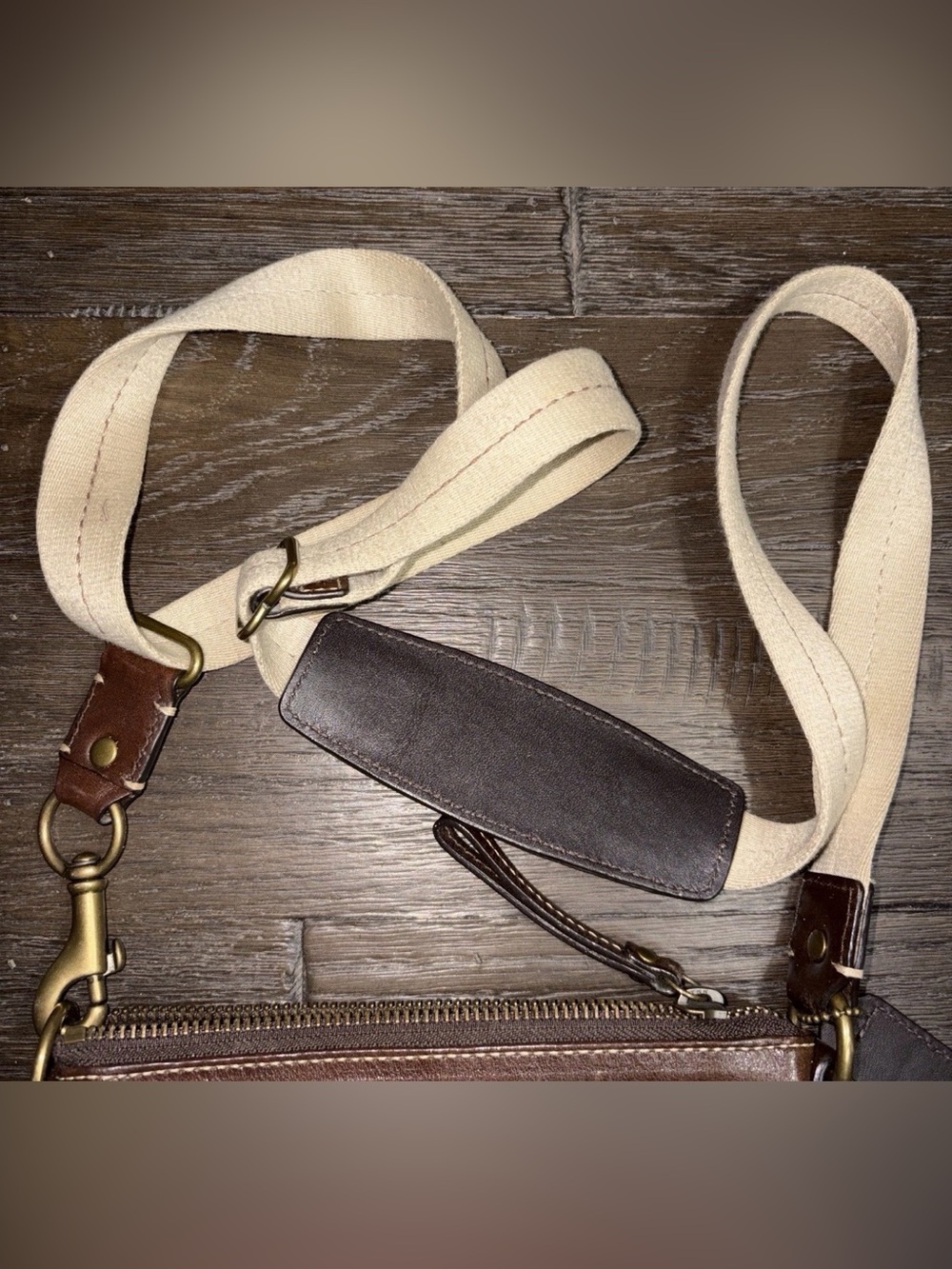 Coach Y2K Vintage Patchwork brown and tan leather and suede crossbody bag - Picture 5 of 8